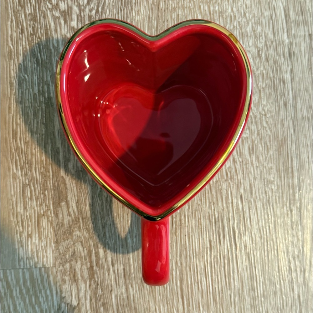 Target heart shaped coffee mug